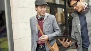 a man wearing a hat