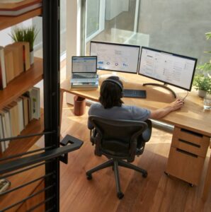 Man at computer