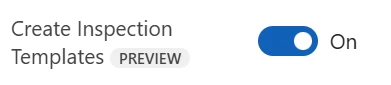 A screenshot of the administrator settings toggle that enables the feature.