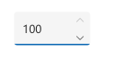 Number input