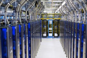 IT professionals build and maintain server farm.