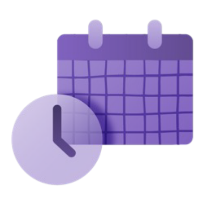 illustration du calendrier avec une horloge