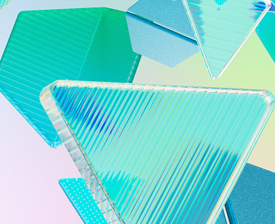 ilustração abstrata azul